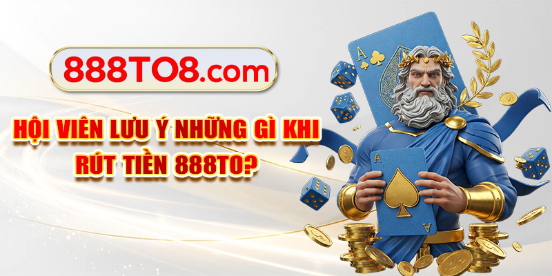 Hội viên lưu ý những gì khi rút tiền 888TO?